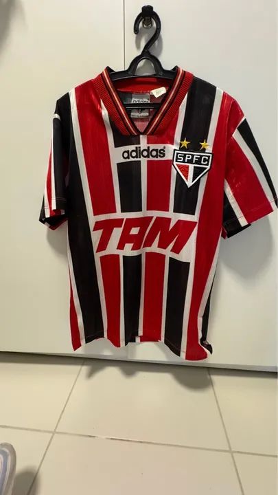Camisa Adidas São Paulo 1996 TAM Roupas Esportivas Boa Viagem