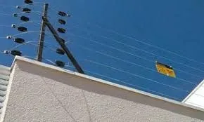 Cerca elétrica instalado