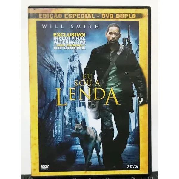 DVD Eu Sou a Lenda ( Edição Especial DVD Duplo). Seminovo