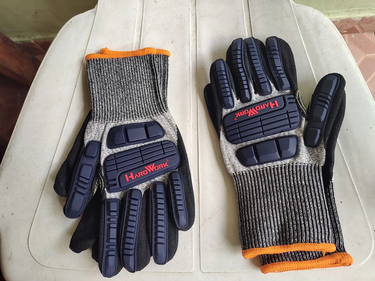 Luvas de proteção para trabalho - HARDWORK - tamanho M