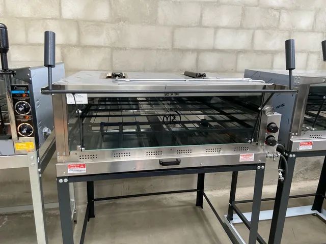 FORNO DE PIZZA 95X95 COM 2 INFRA VERMELHO - MR FOGÕES  - Foto 2