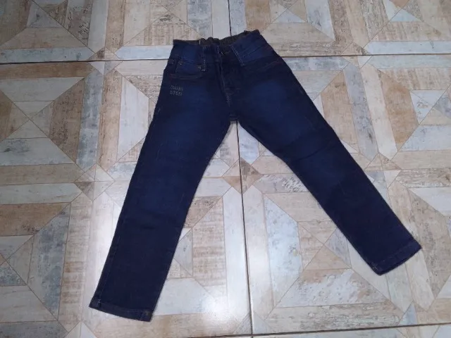 Calça Jeans Slim Infantil Menino Original Gangster Tam 4