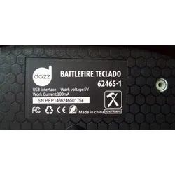  Teclado para computador Battlefire 62465 (Usado)