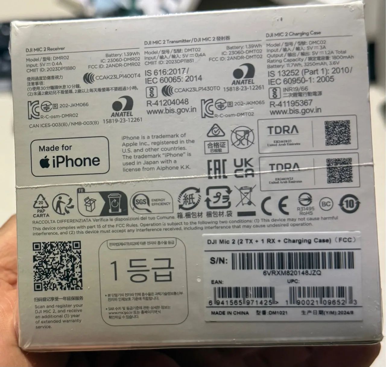 Microfone DJI Mic 2 - Kit Completo (2x Transmissor + 1x Receptor + Case) - Foto 3