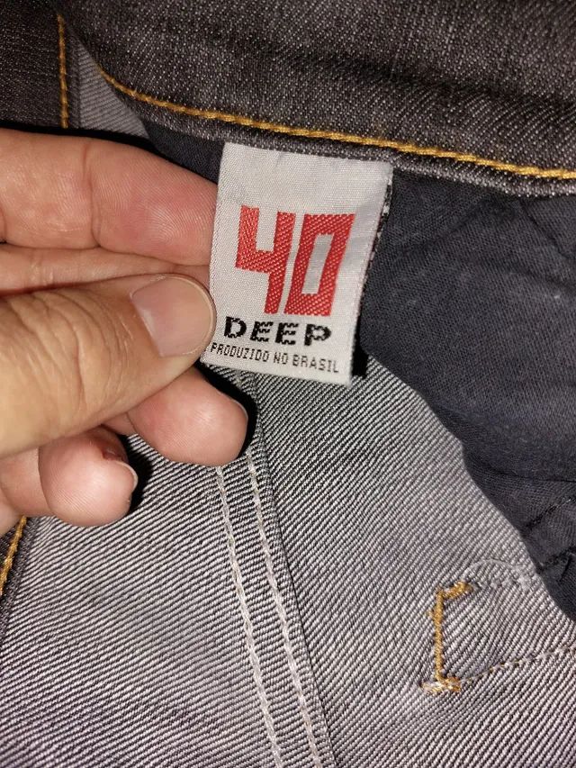 Calca jeans black Deep jeans tamanho 40  - Foto 3