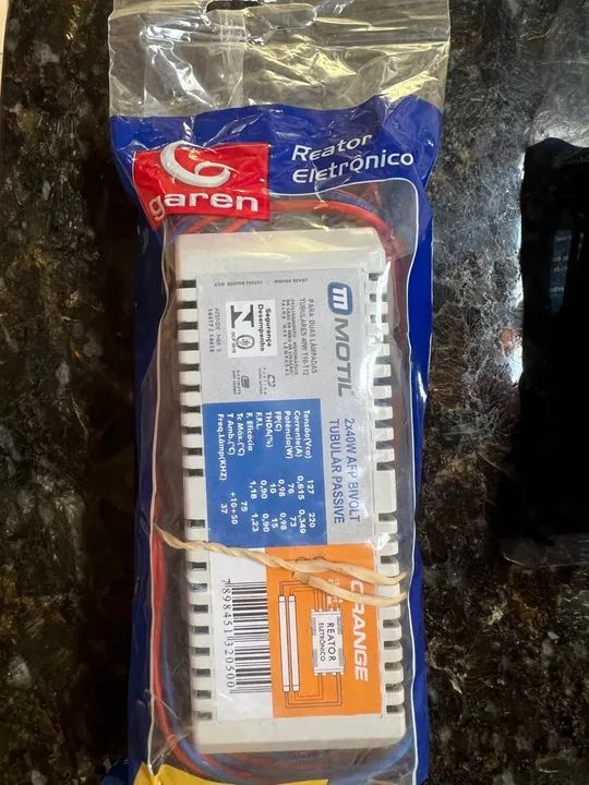 Reator eletrônico para lâmpada fluorescente 