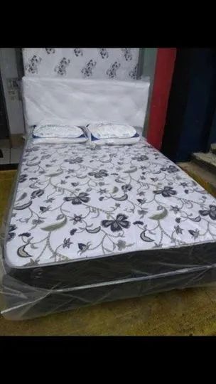 cama box casal conjugada completa colchão juntoo r$290