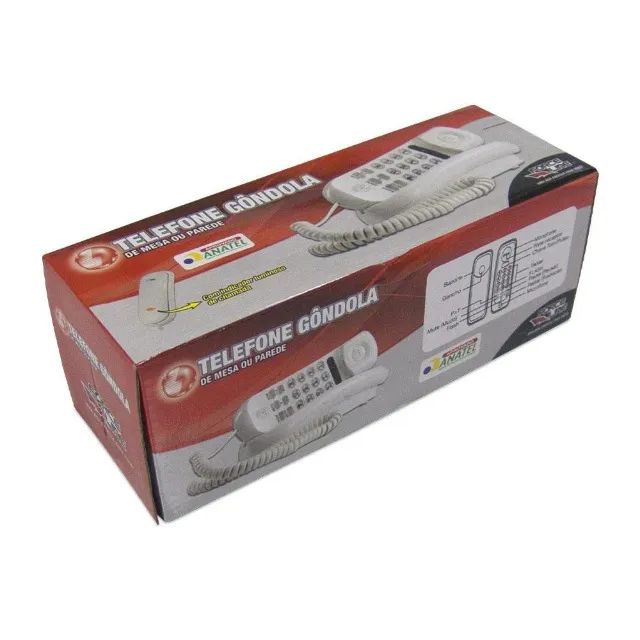 Telefone Gôndola Branco Force Line - Forceline