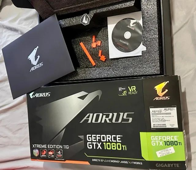 Placa de vídeo, GTX 1080 Ti Xtreme Edition 11GB AORUS rara
