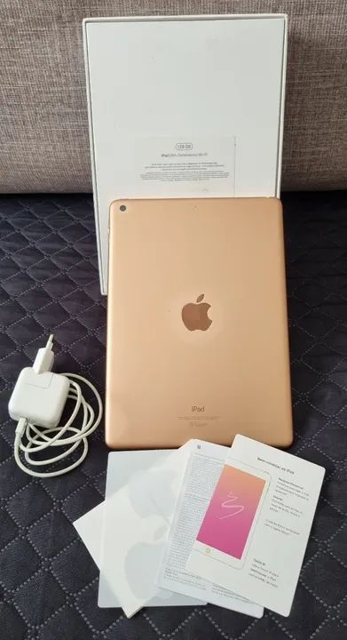 ipad 128gb, 6º geração, gold (modeloa1893) - Foto 2