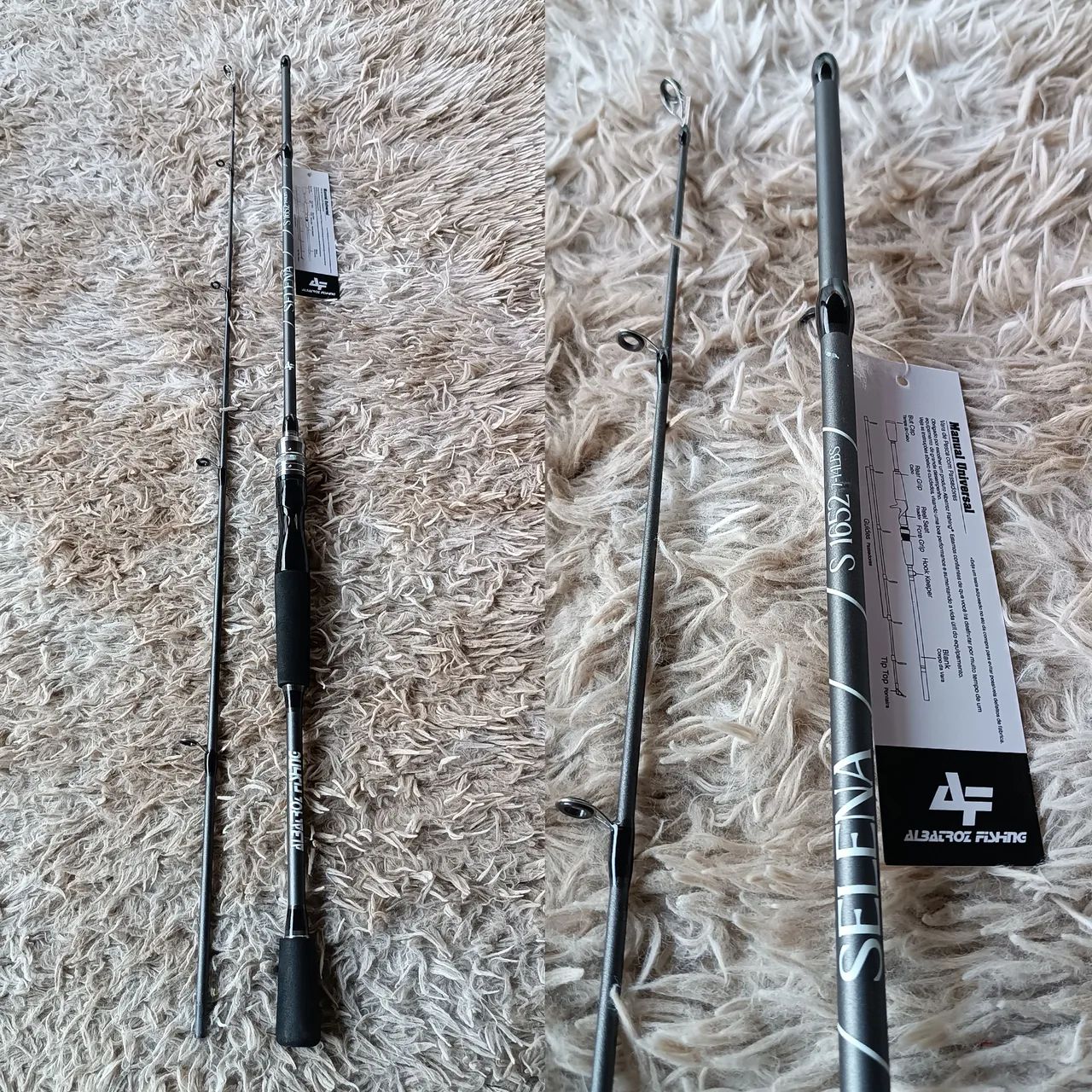 Vara de pesca 1,65m nova