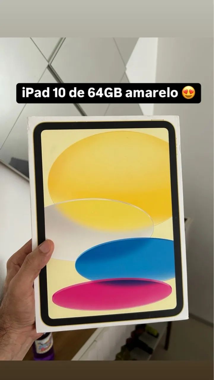iPad 10 de 64GB amarelo