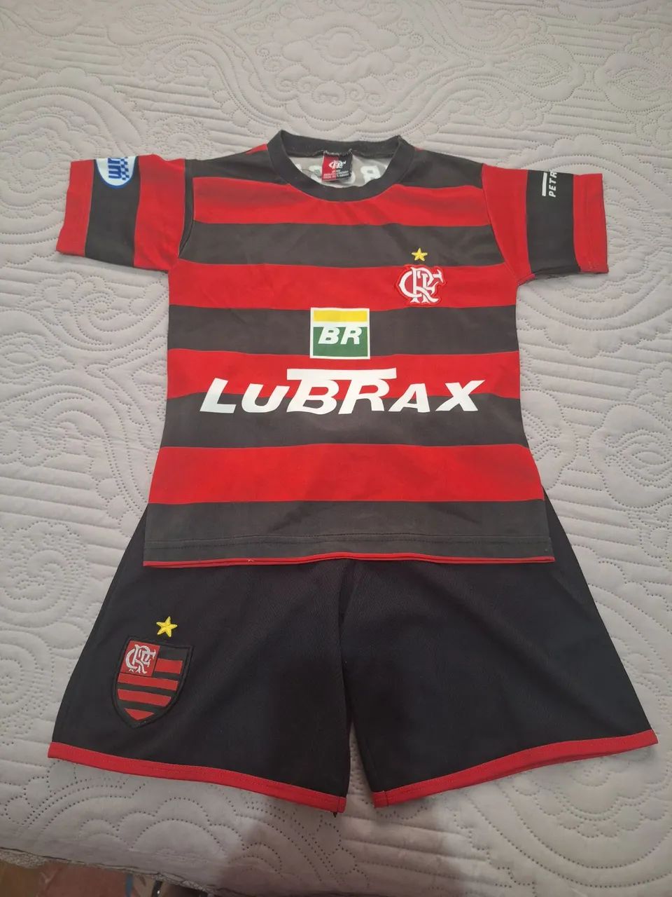 Conjunto flamengo infantil tamanho P