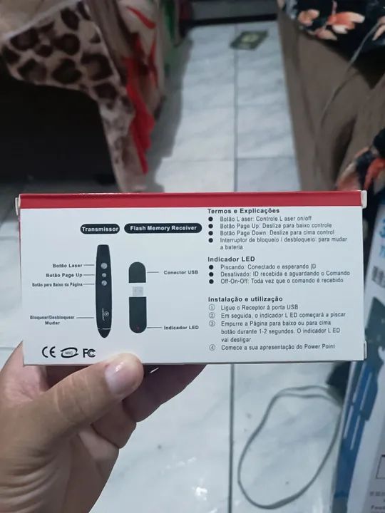 Apresentador sem fio com Laser KApbom KA-1556 - Foto 2