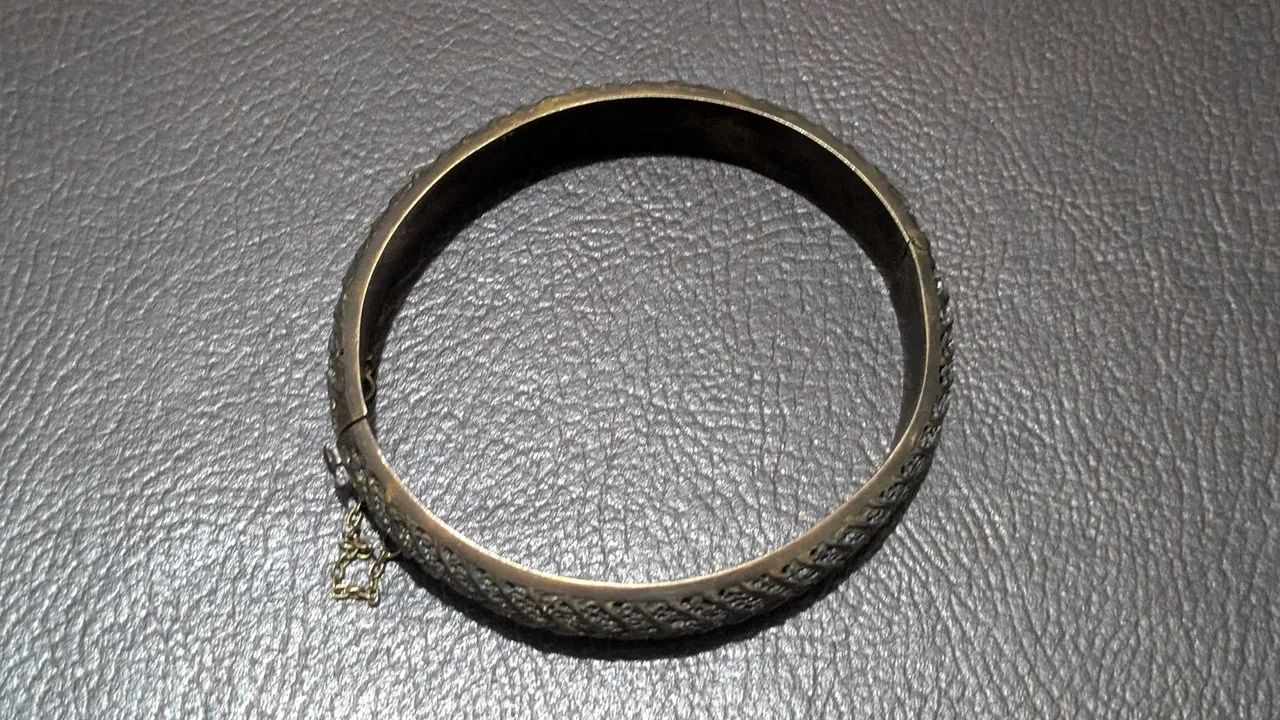 Bracelete Vintage Filigrana Chevron (Espinha de Peixe) | Portugal - Foto 4