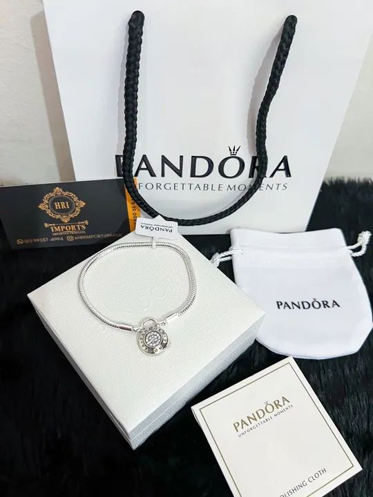 Pulseira Pandora cadeado  - Foto 2