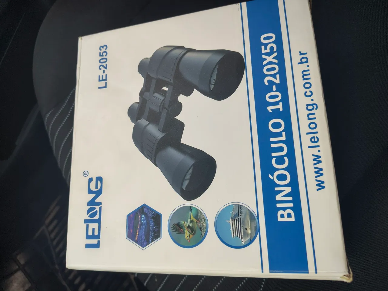 Binóculo LeLong 10-20x50 - Visão Clara e Detalhada