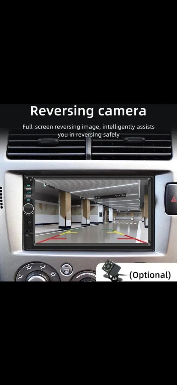 Multimídia 7 polegadas com câmera de ré  - Foto 5