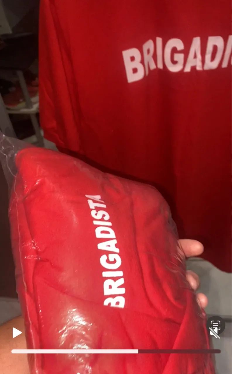 Camiseta Brigadista Vermelha
