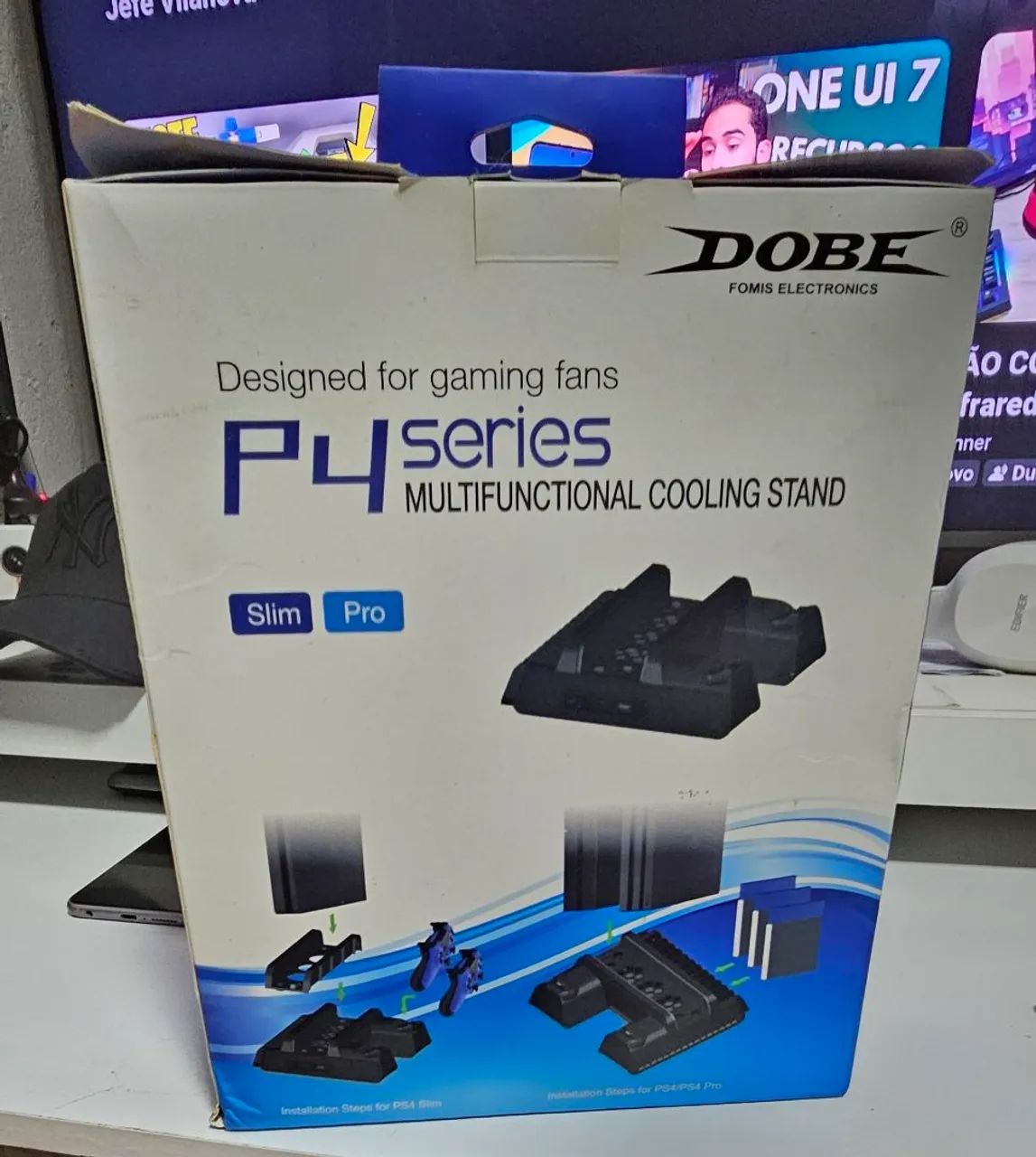 Suporte para PS4 Slim e PS4 Pro com Ventilação - Foto 3