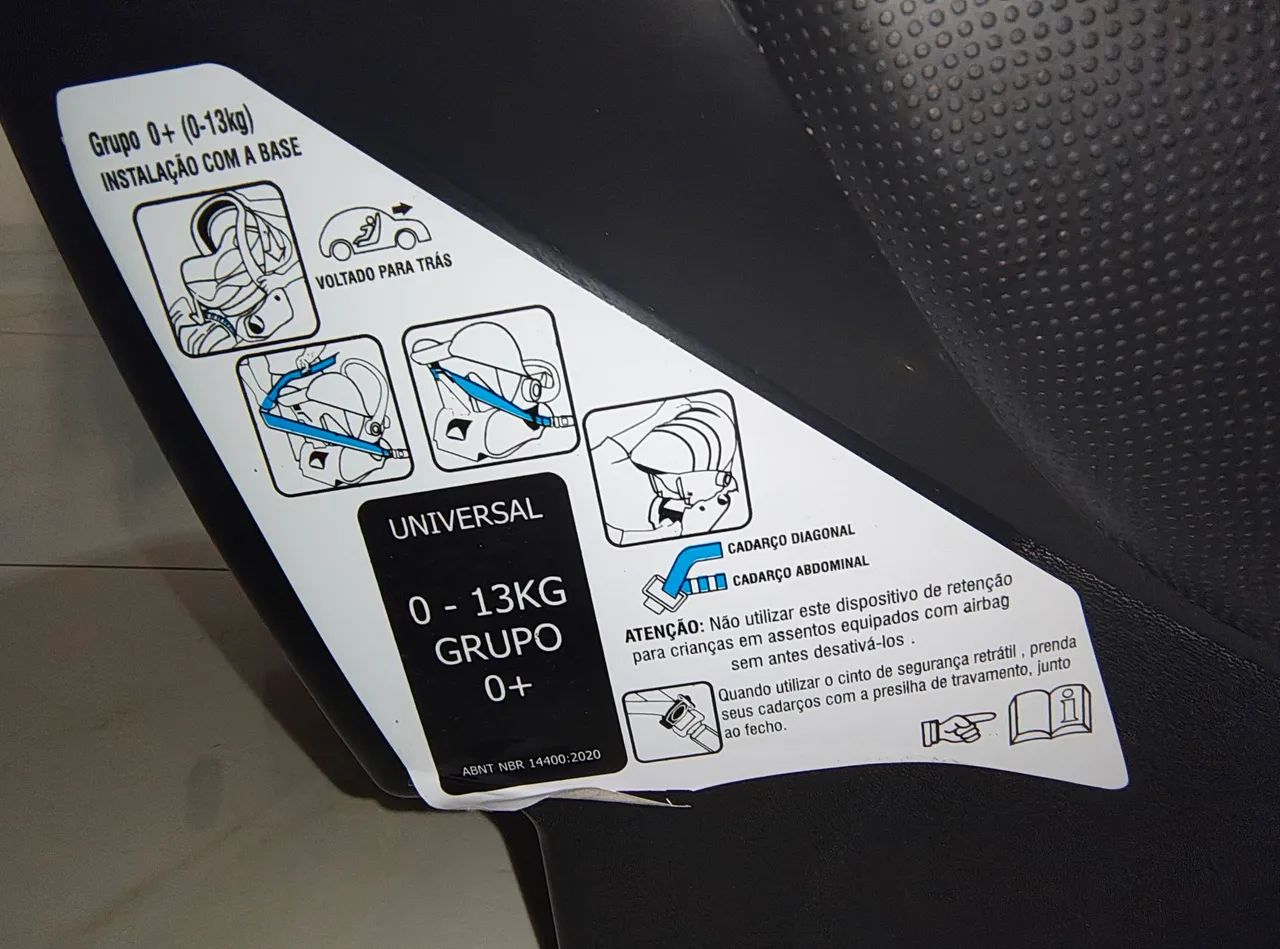 Bebê conforto Galzerano + base, novíssimo  - Foto 6