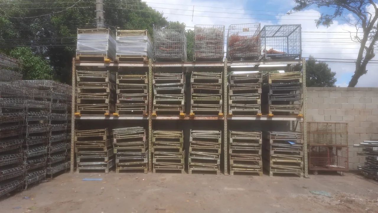 Estrutura porta pallets 