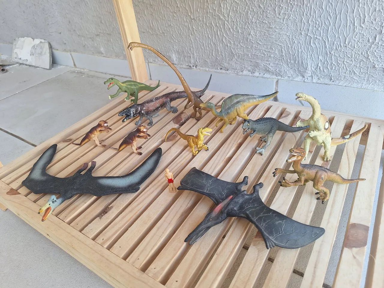 Coleção Completa Dinossauros Salvat - 41 Peças + Miniatura Humana - Raridade! - Foto 4