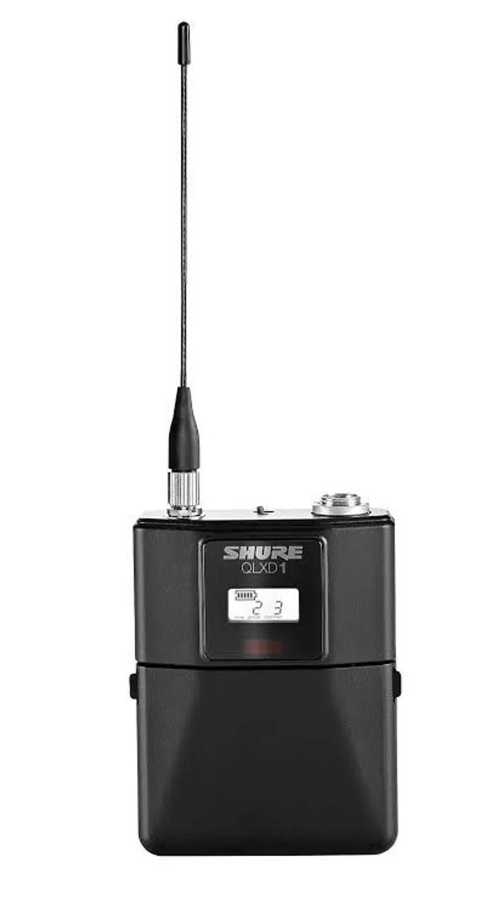 Transmissor Bodypack Sem Fio Sistema QLXD Shure QLXD1-L50 ( Serve Receptores QLXD4 ULXD4 ) - Foto 4