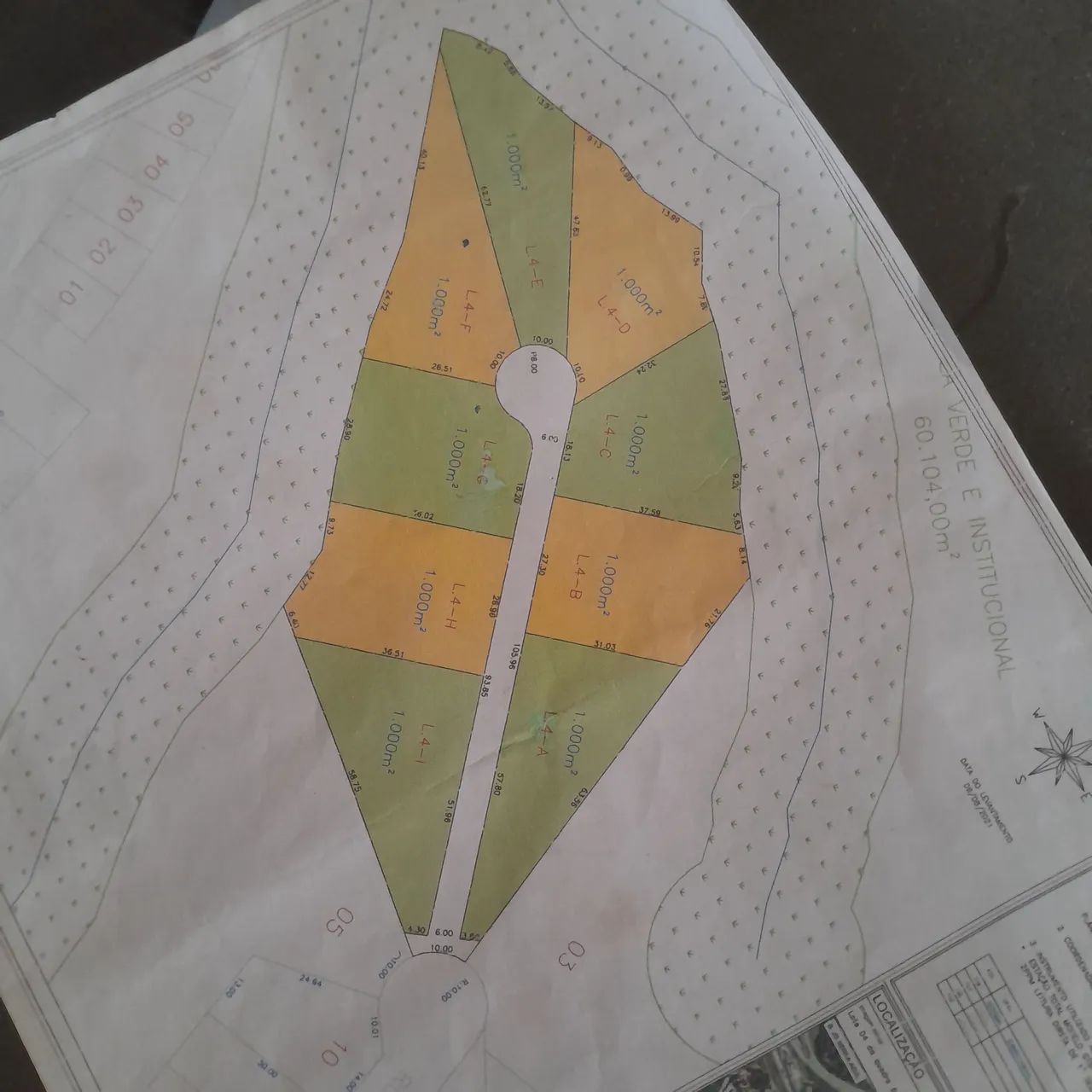 Terreno à venda em área verde 1000 m²