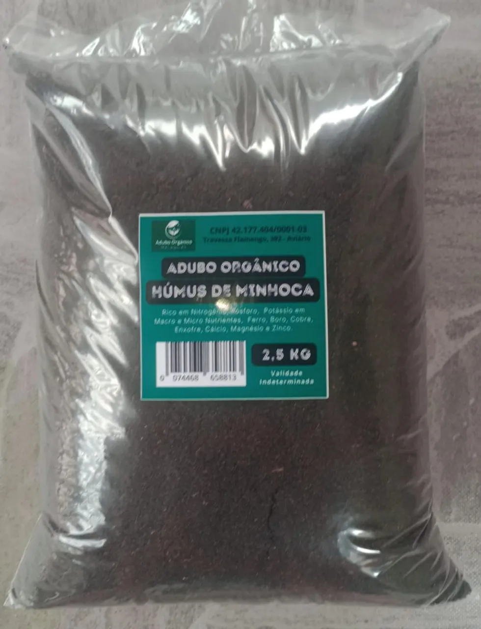 Adubo Orgânico Húmus de Minhoca 2,5kg