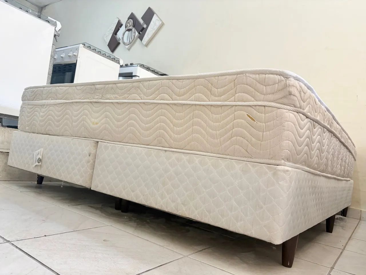 Cama box de casal Queen , cama de casal bipartida  - Foto 4