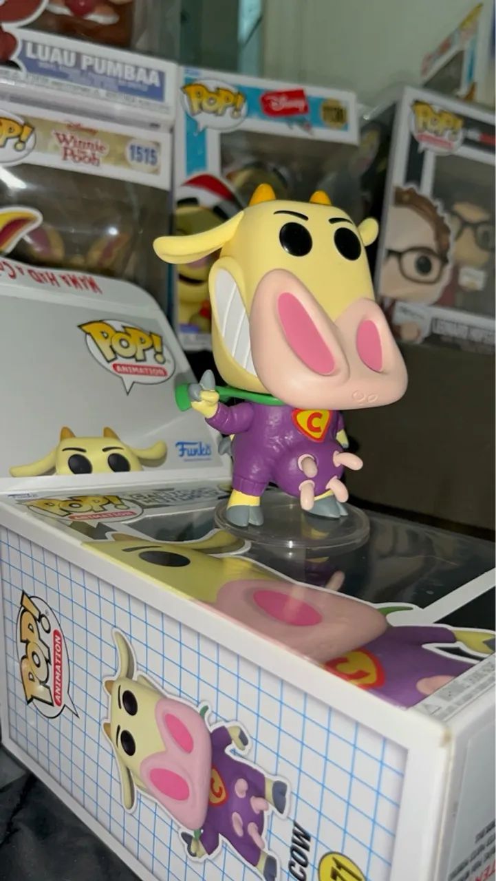 2 Funkos Pop! Cow and Chicken / Vaca e o Frango - Cartoon Network  - Foto 3