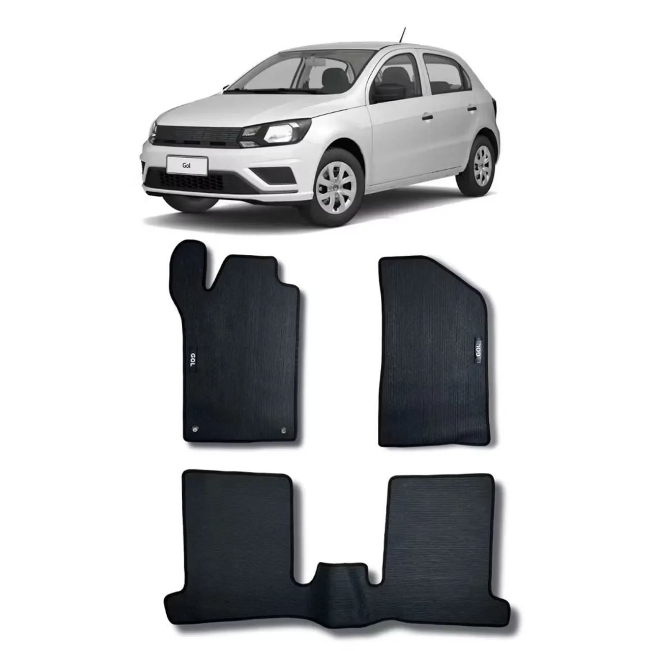Tapete inteiriço carro - Hb20,Argo,Gol,Martch