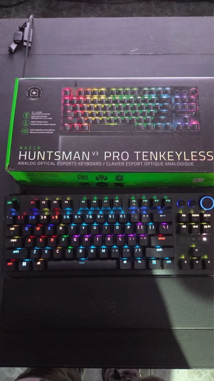 Teclado Razer Hunstman V3 Pro TKL - Foto 2
