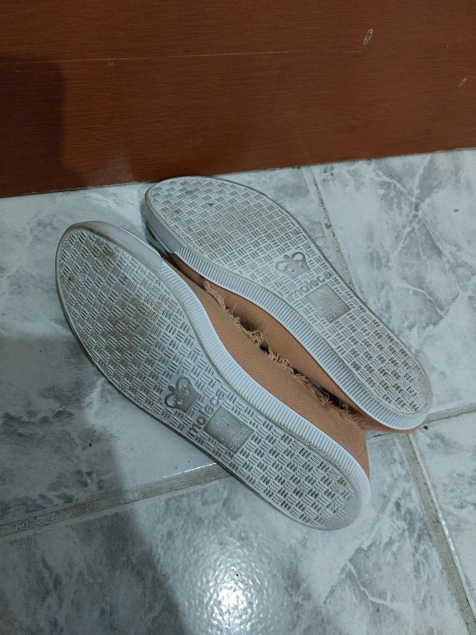 Sapato Jeans Bege - Tamanho 37 - Foto 3