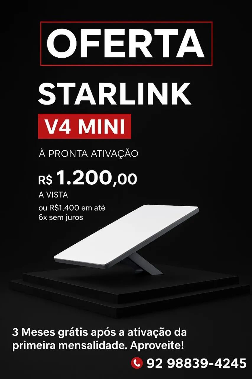 Starlink Mini Ready for Immediate Delivery64330129492227120