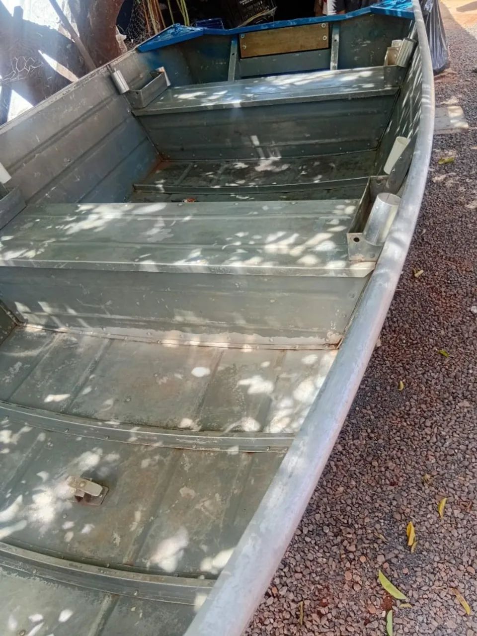 Barco de alumínio borda alta 4 mts - Foto 3