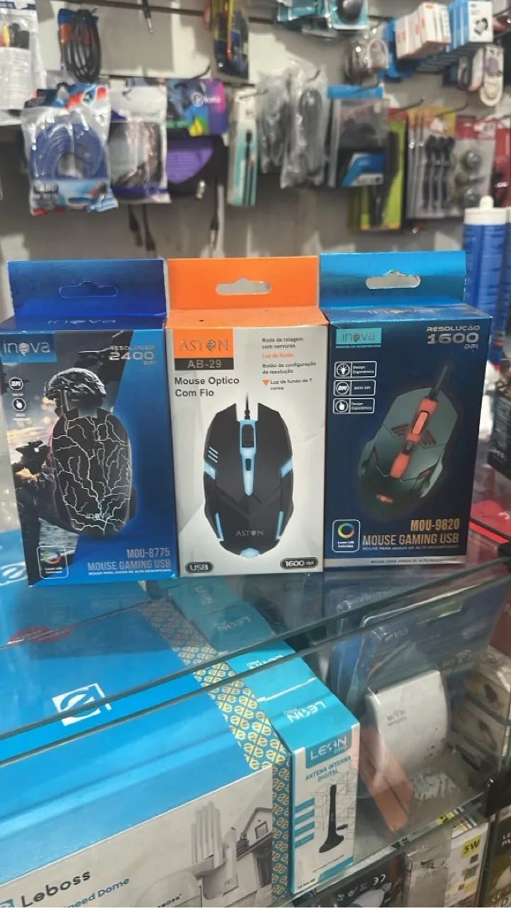 Mouse com fio usb Led game  - Foto 2