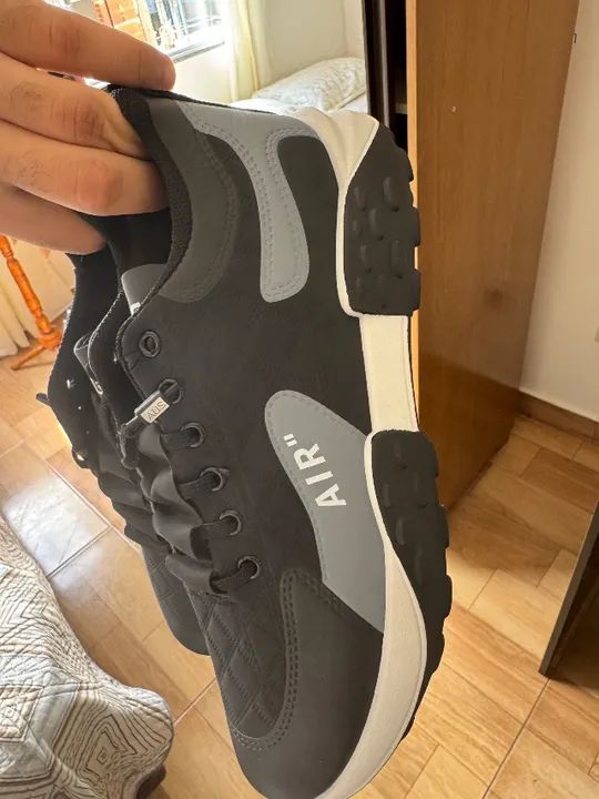 Tênis Comfort ECKE Air Titanium NOVO - Foto 4