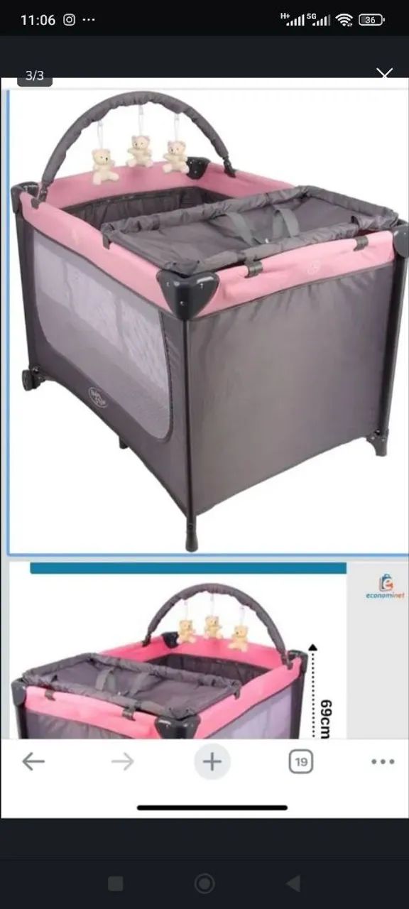 Berço portátil  - Foto 2