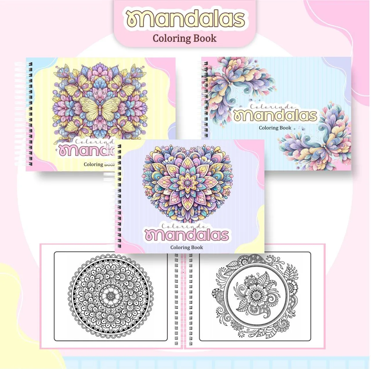 Livro de Colorir Mandalas - Anti Estresse