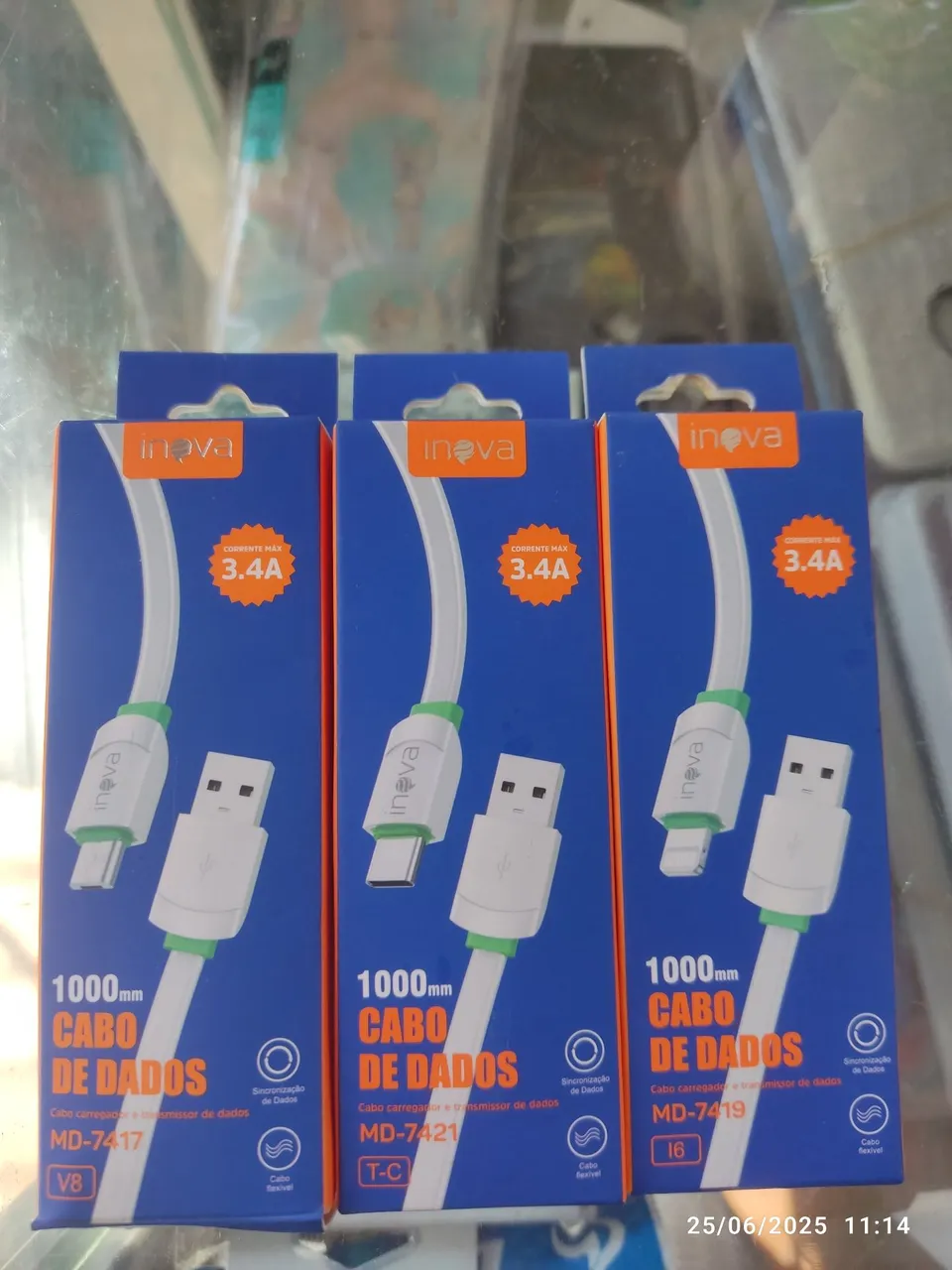 Cabos de Dados Inova 3.4A Diversos Modelos