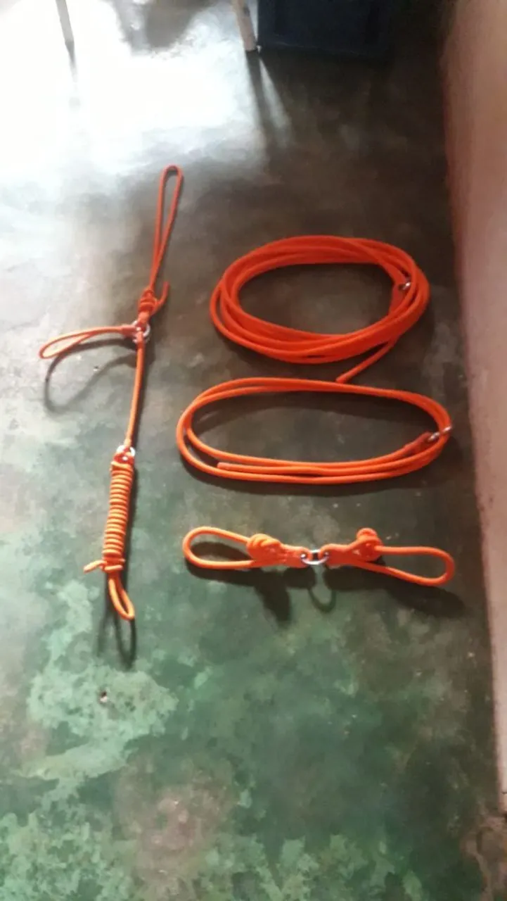 Kit de Cabresto e Corda de lasar,corda peia para Animais