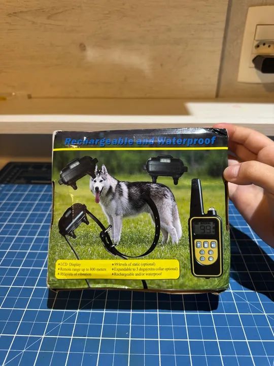 Coleira de Treinamento para Cães - Recarregável e Impermeável