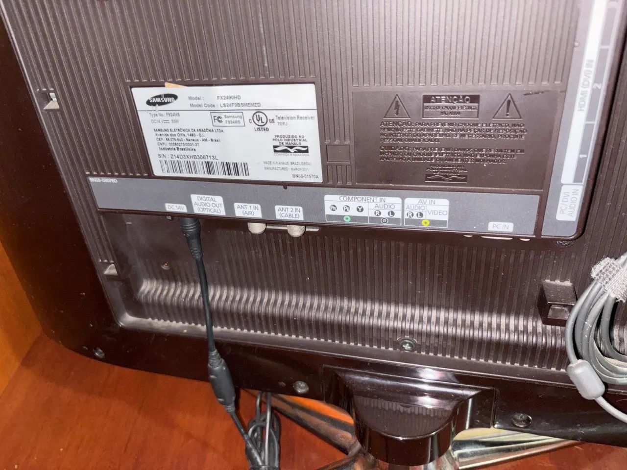 LCD TV monitor Samsung 24 polegadas  - Foto 4