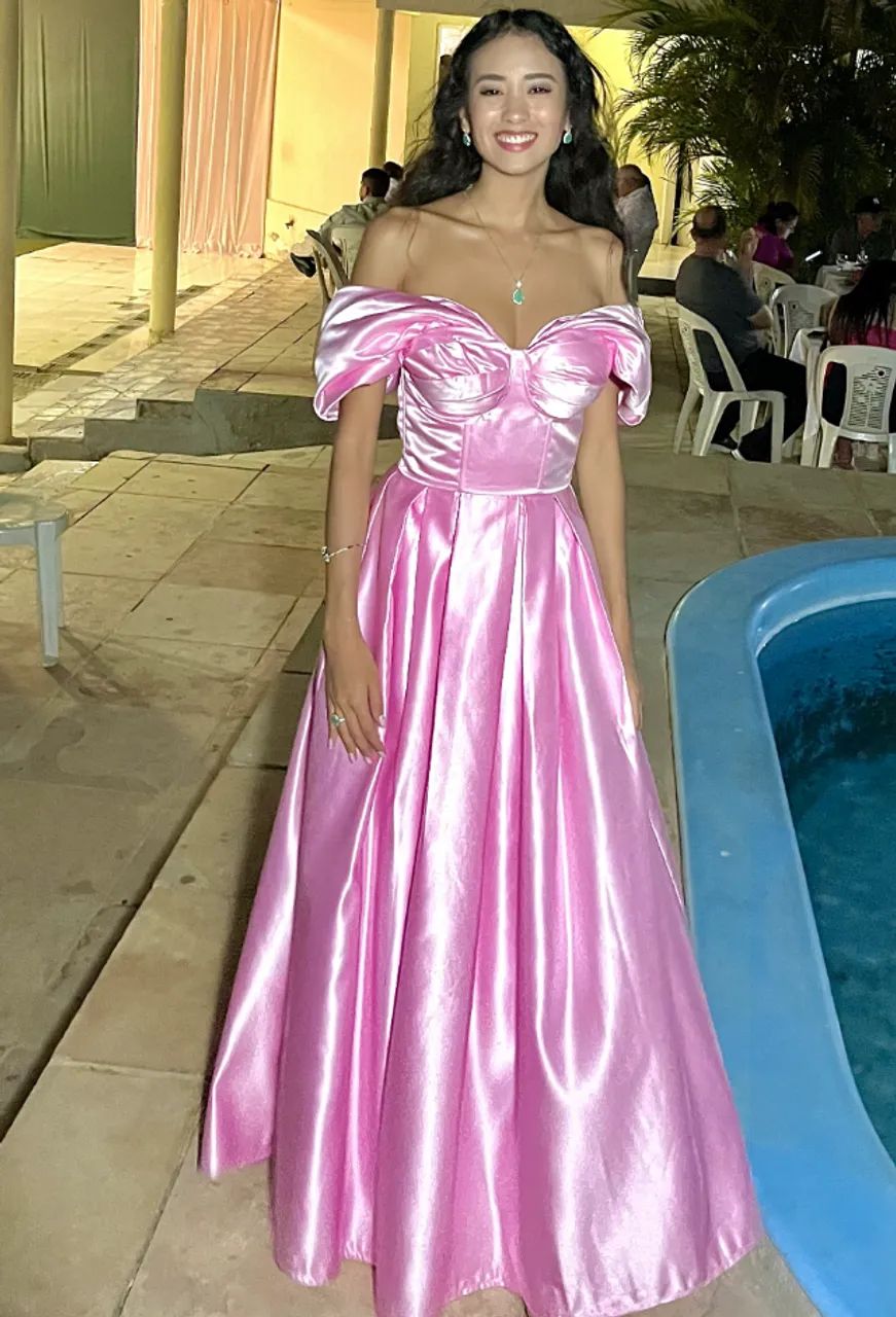 Vestido de Festa Rosa