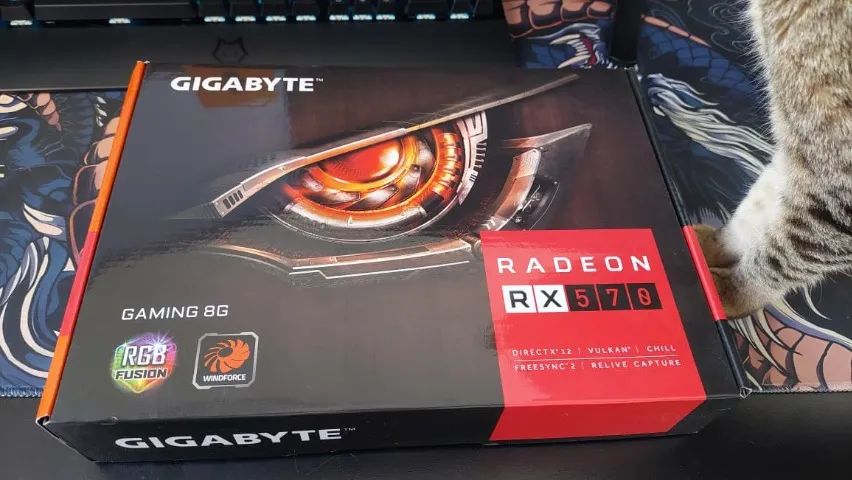 AMD RADEON RX 570 8GB GIGABYTE Placas de Vídeo Barreiros, São