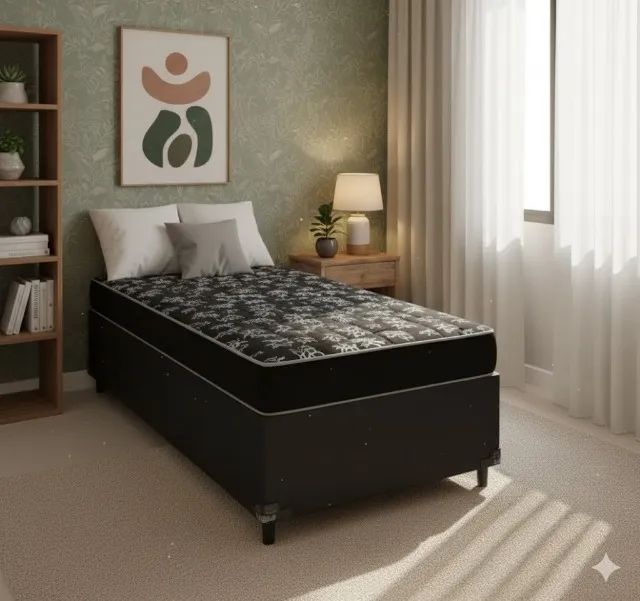 Conjunto Base com Colchão D20 Solteiro