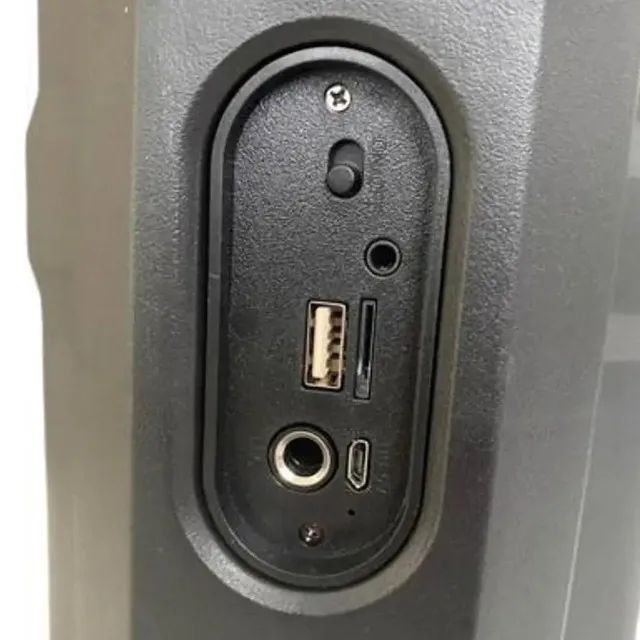 Caixa de Som Bluetooth,Entrada Microfone e Usb Com Graves Potente  - Foto 3