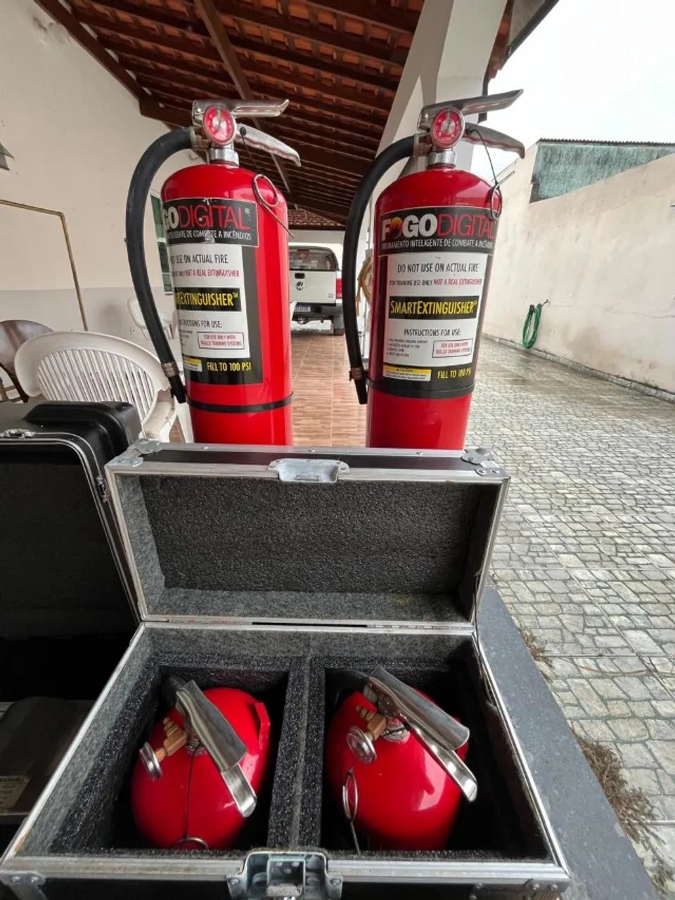 Kit para Treinamento prático de Brigada de Incêndio, com o uso de extintores! - Foto 2